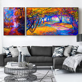 Toile - Colorful Forest